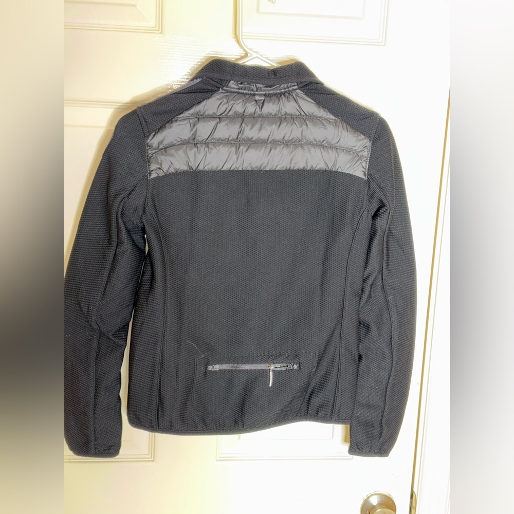EUC Parajumpers Olivia Mixed Media Down-filled Fleece Jacket Black XS $385​​ - Picture 10 of 13